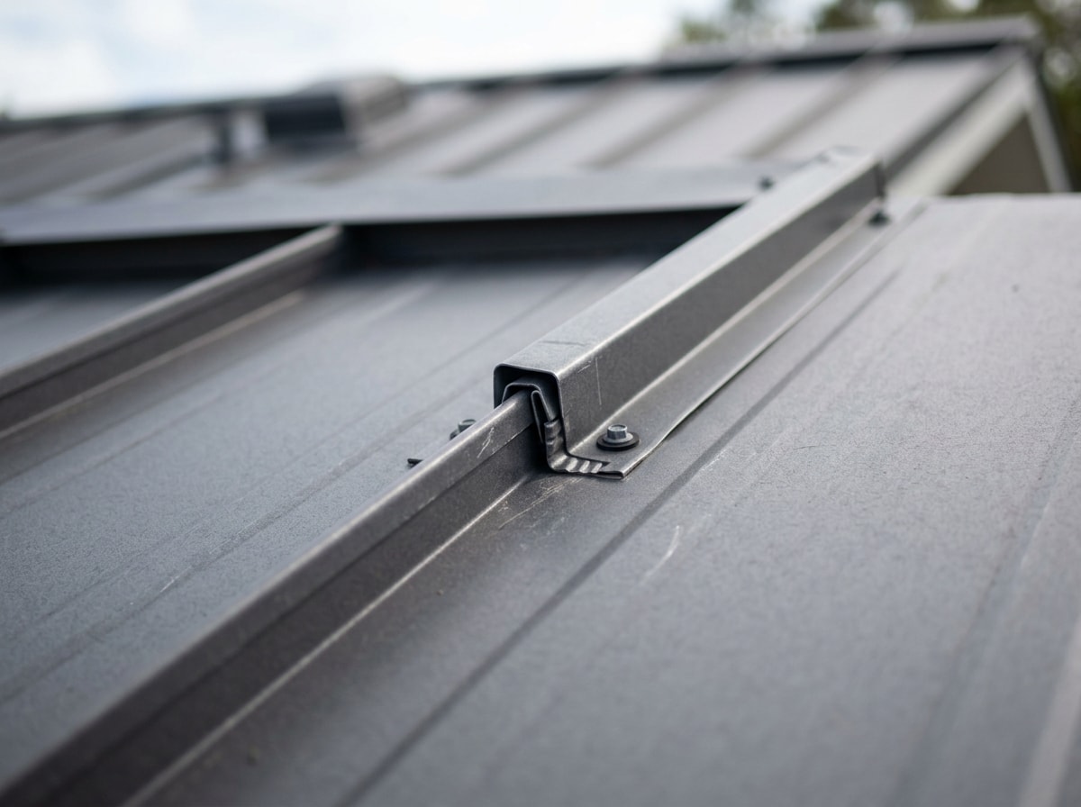 Standing seam metal roof panel profile installed on a Springfield, MO home